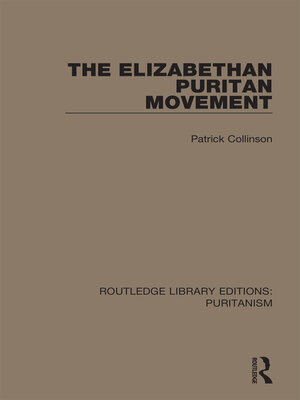 cover image of The Elizabethan Puritan Movement